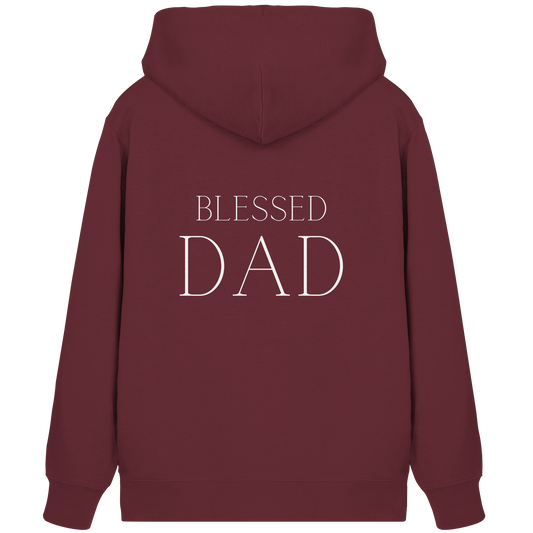 Blessed dad - Organic Zipper - wertvoll und geliebt 