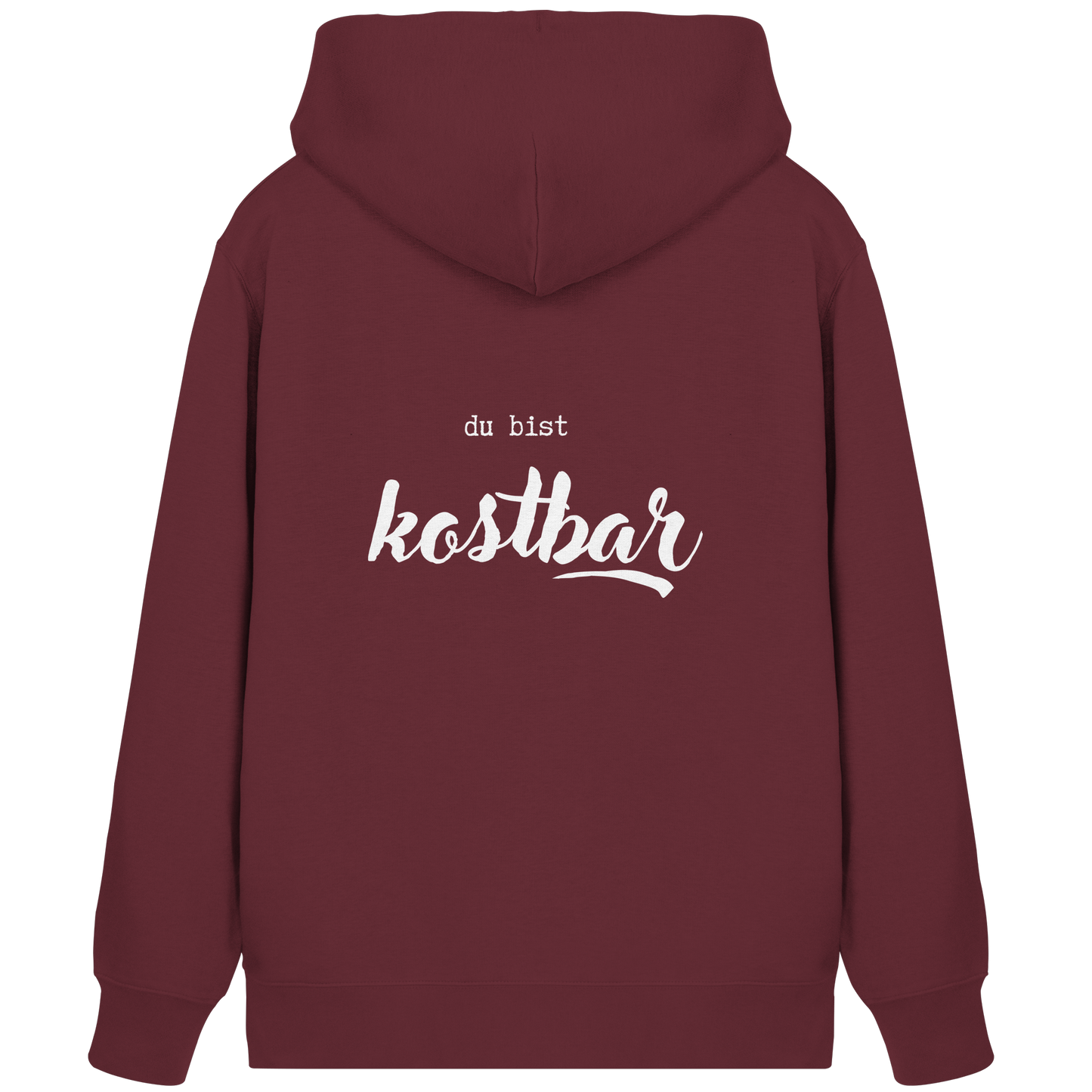 Kostbar - Organic Zipper - wertvoll und geliebt 