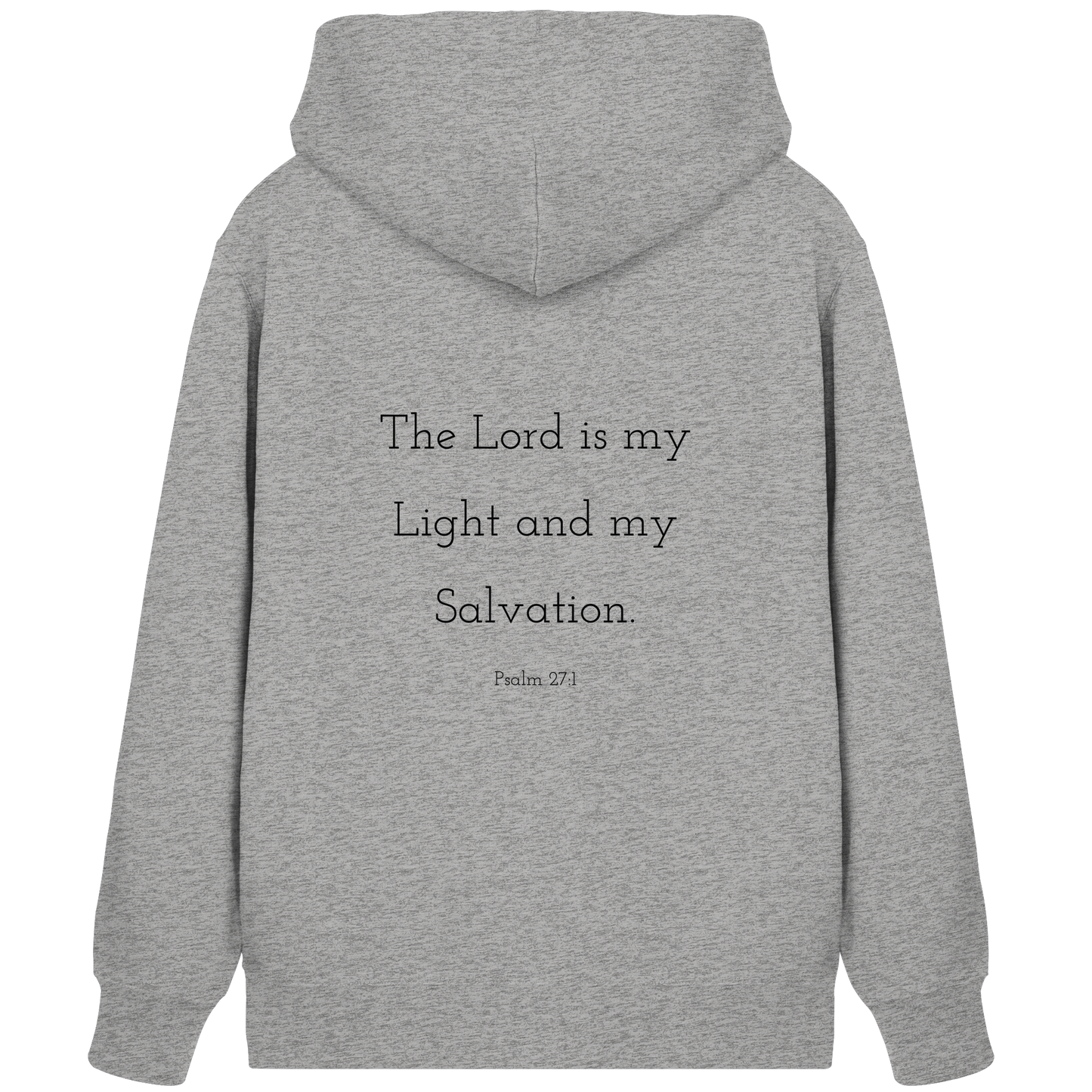 Psalm 27:1 - Organic Zipper - wertvoll und geliebt 
