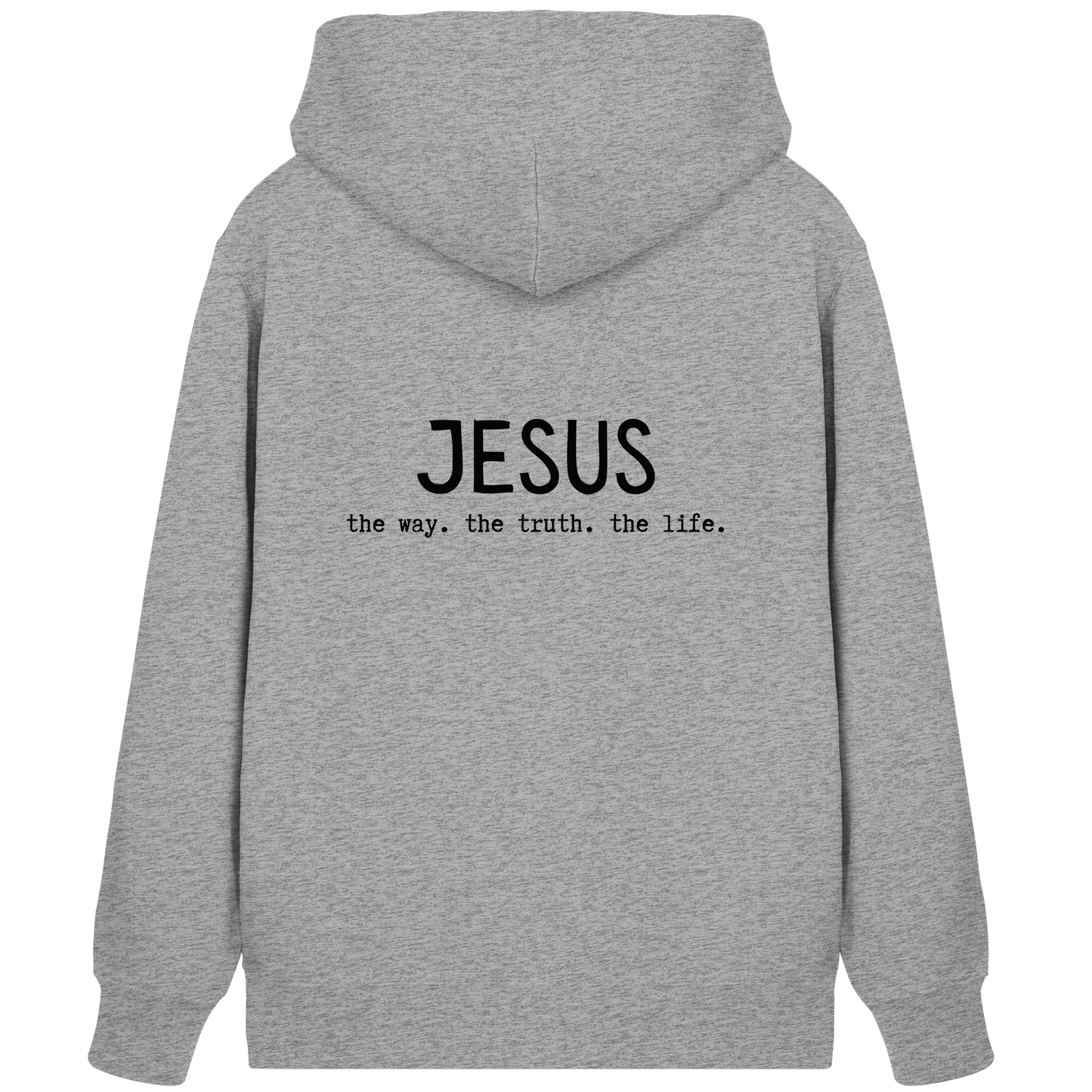 Jesus the way the truth the life - Organic Zipper