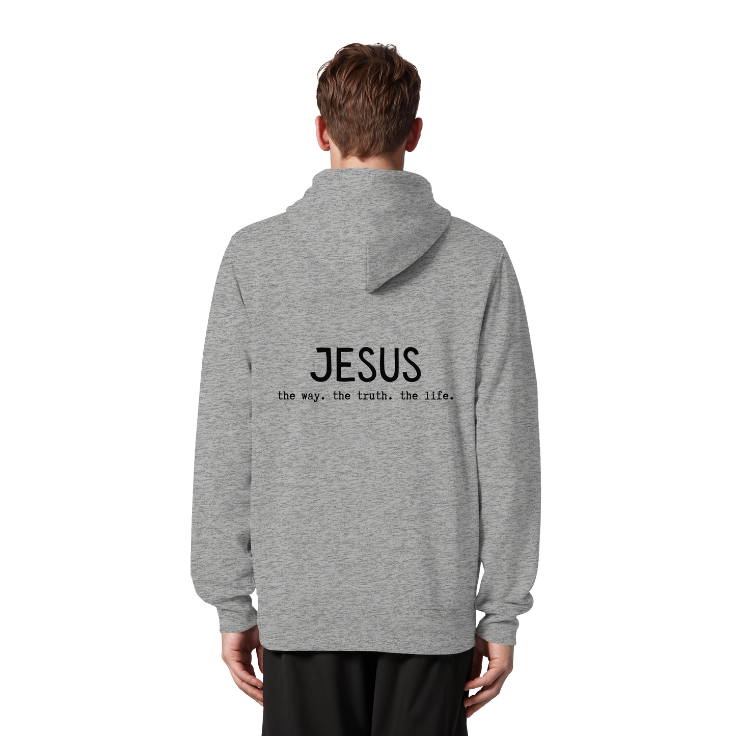 Jesus the way the truth the life - Organic Zipper