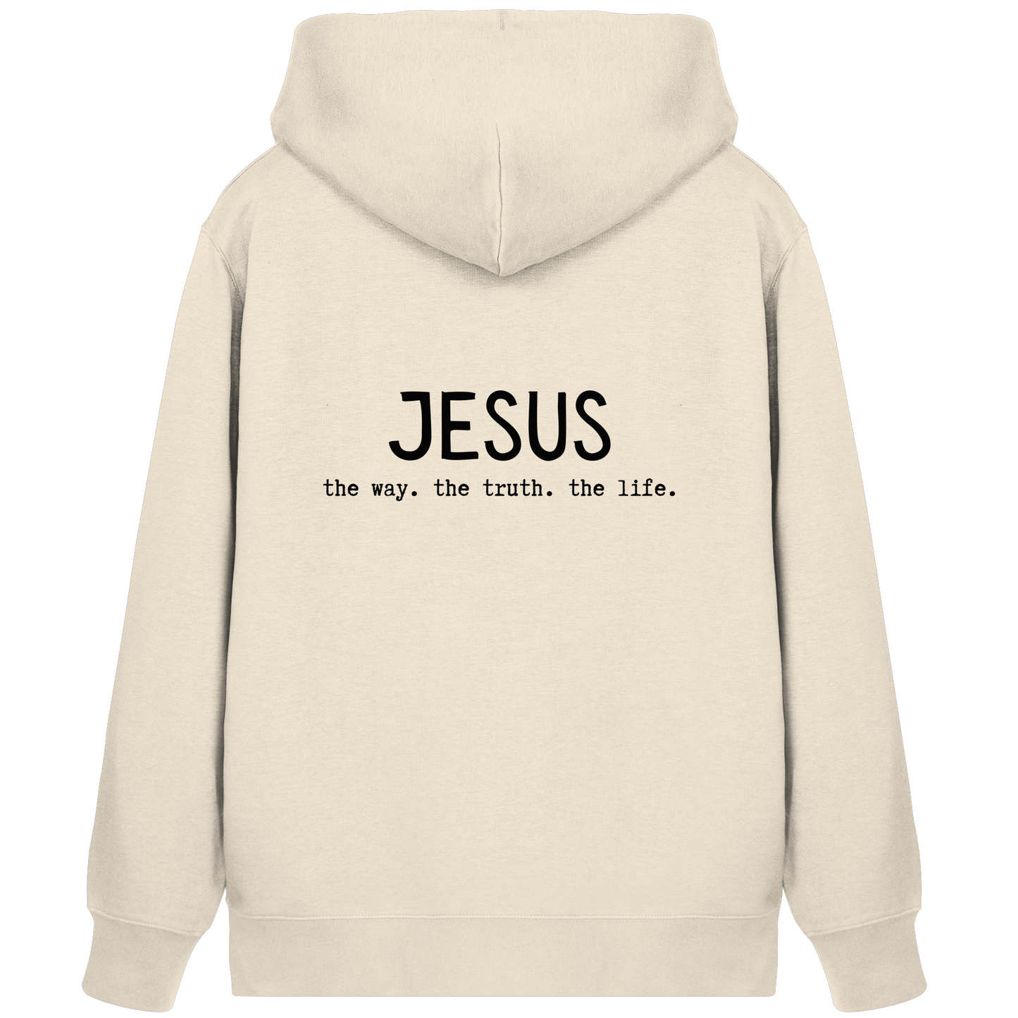 Jesus the way the truth the life - Organic Zipper
