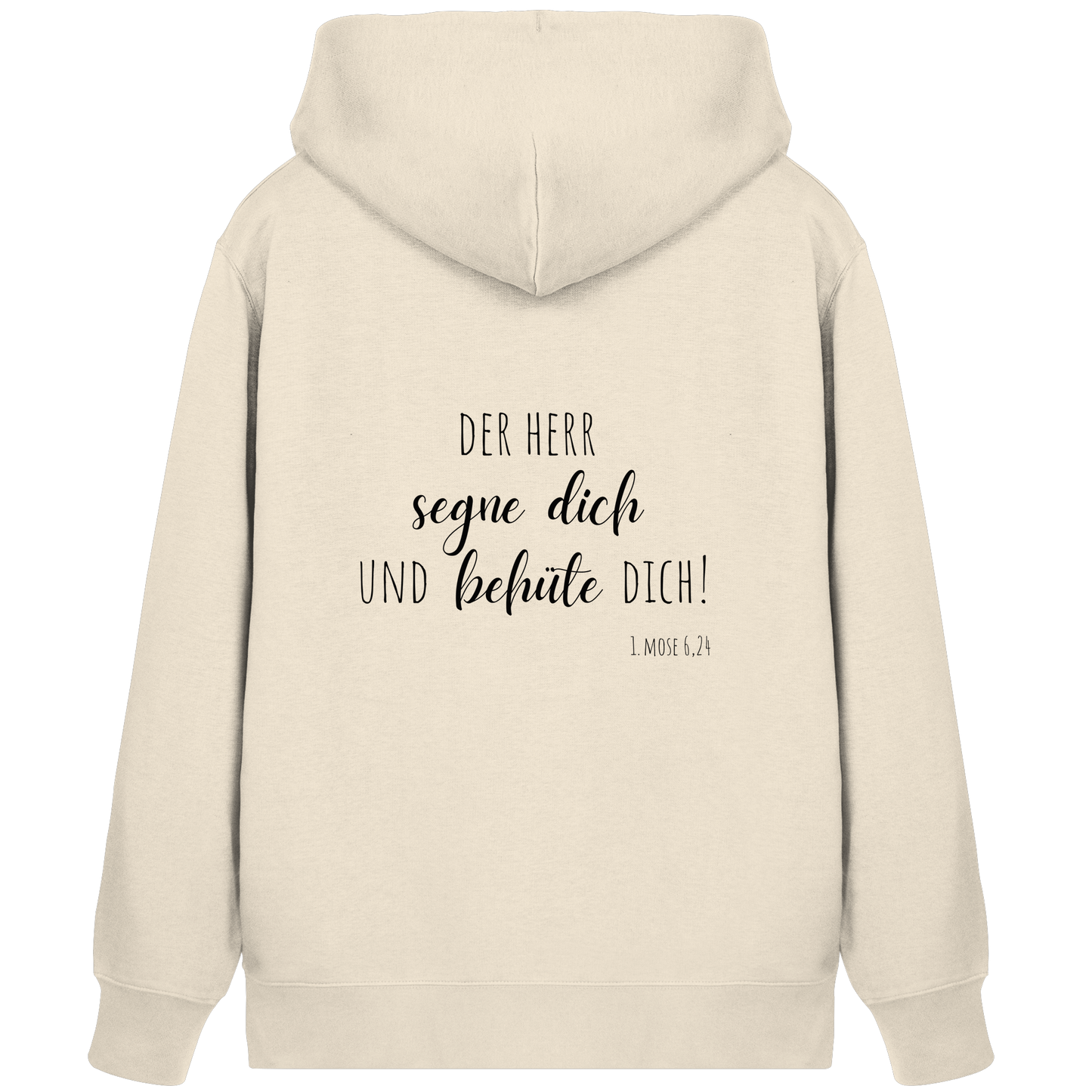 Der Herr segne und behüte Dich - Organic Zipper - wertvoll und geliebt 