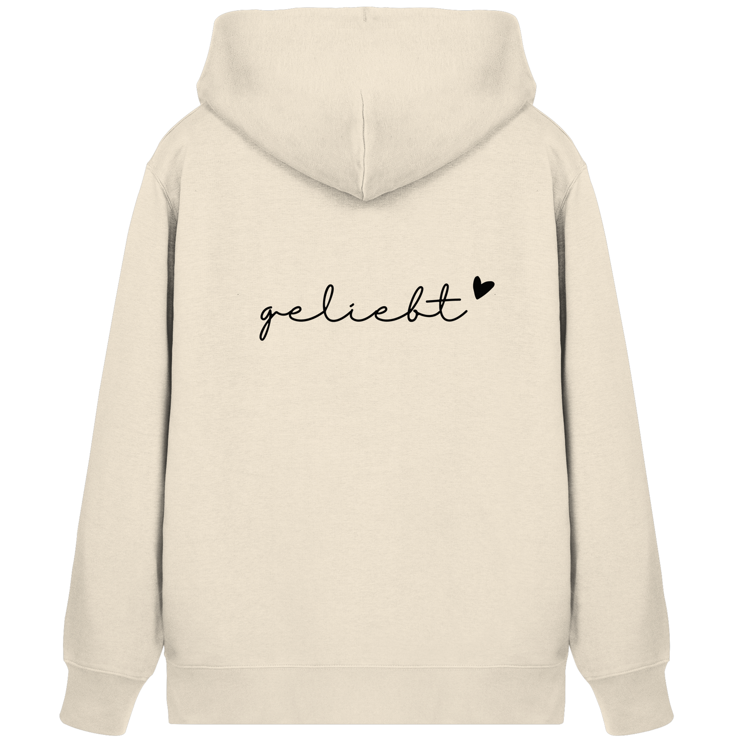 geliebt - Organic Zipper - wertvoll und geliebt 