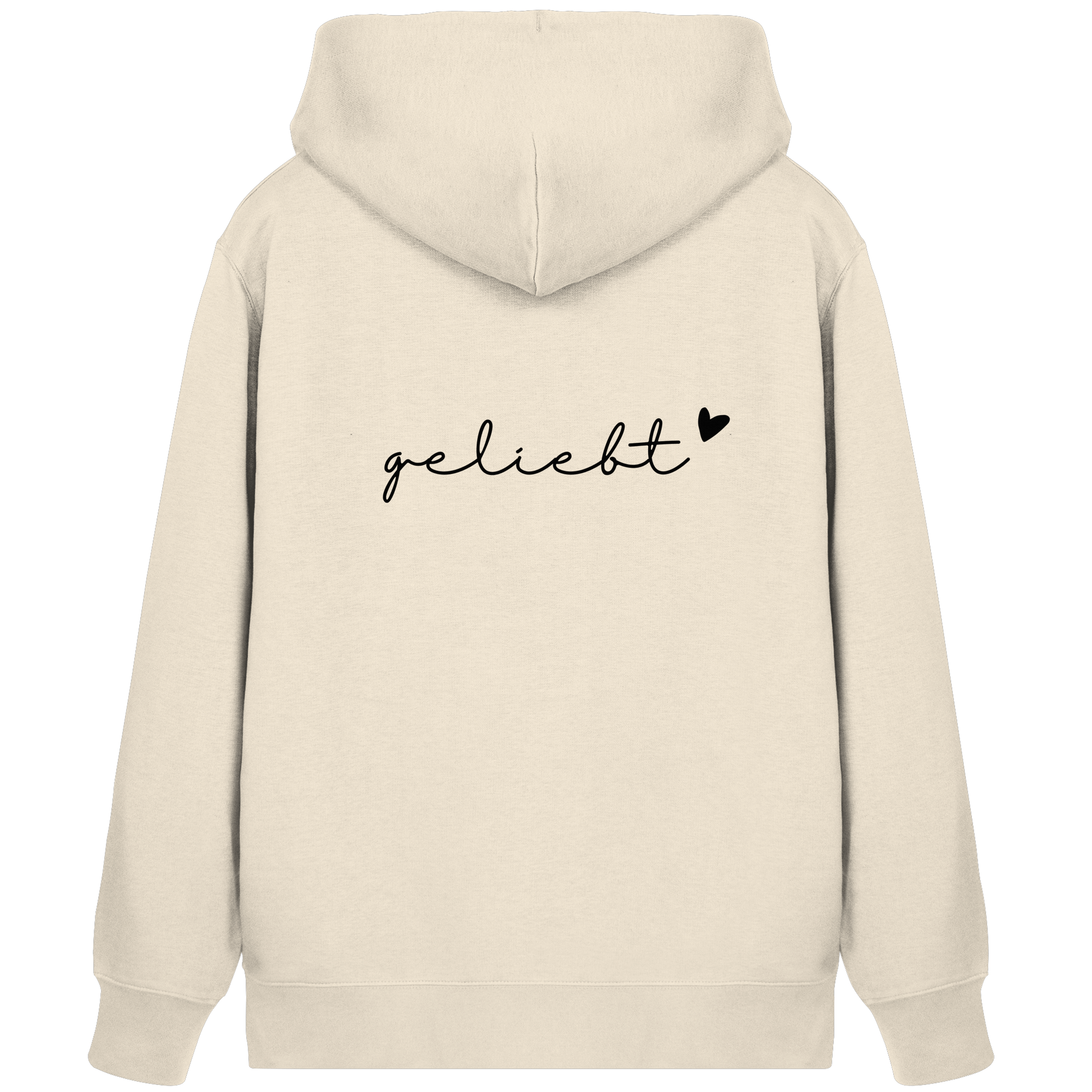 geliebt - Organic Zipper - wertvoll und geliebt 
