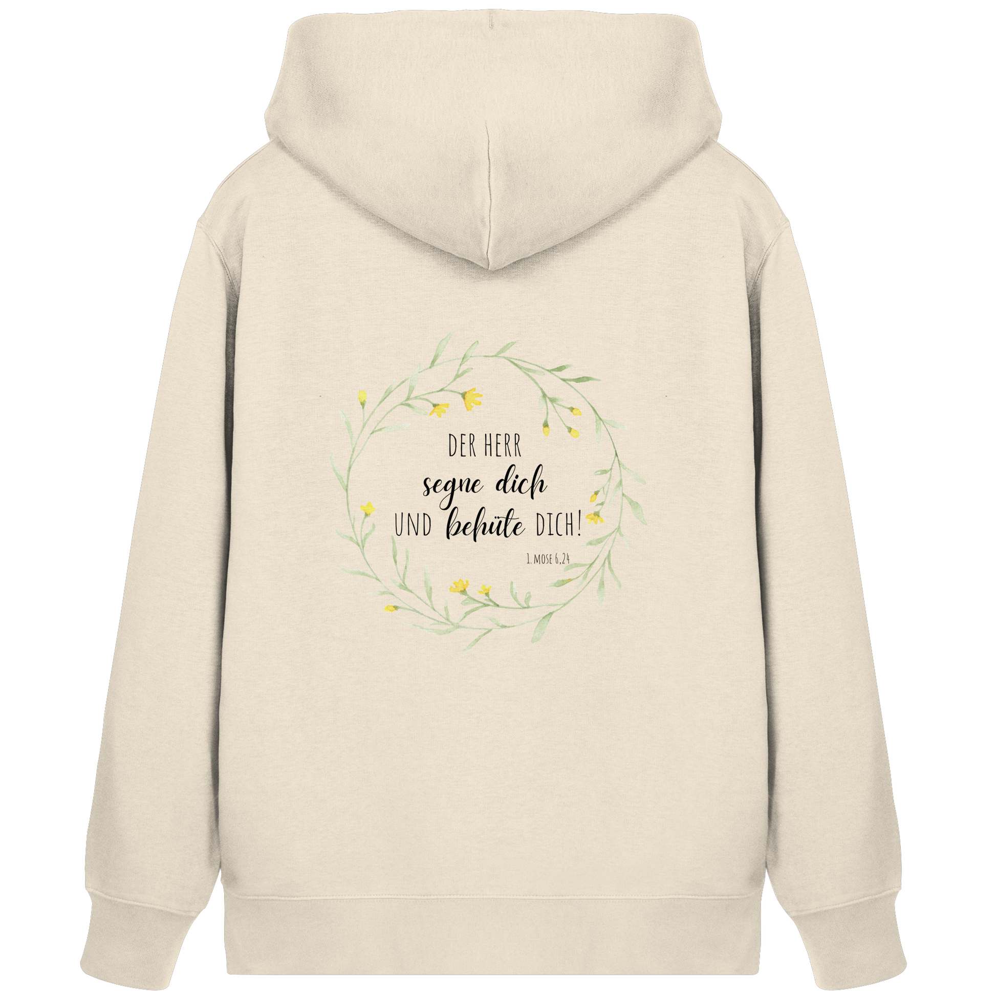 Der Herr segne Dich - Organic Zipper - wertvoll und geliebt 