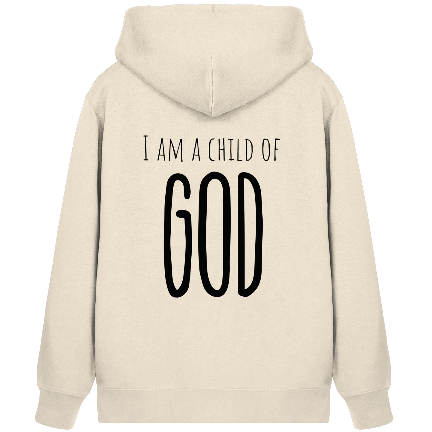 I am a child of God - Organic Zipper - wertvoll und geliebt 