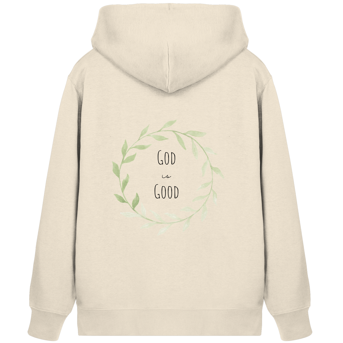 God is good - Organic Zipper - wertvoll und geliebt 