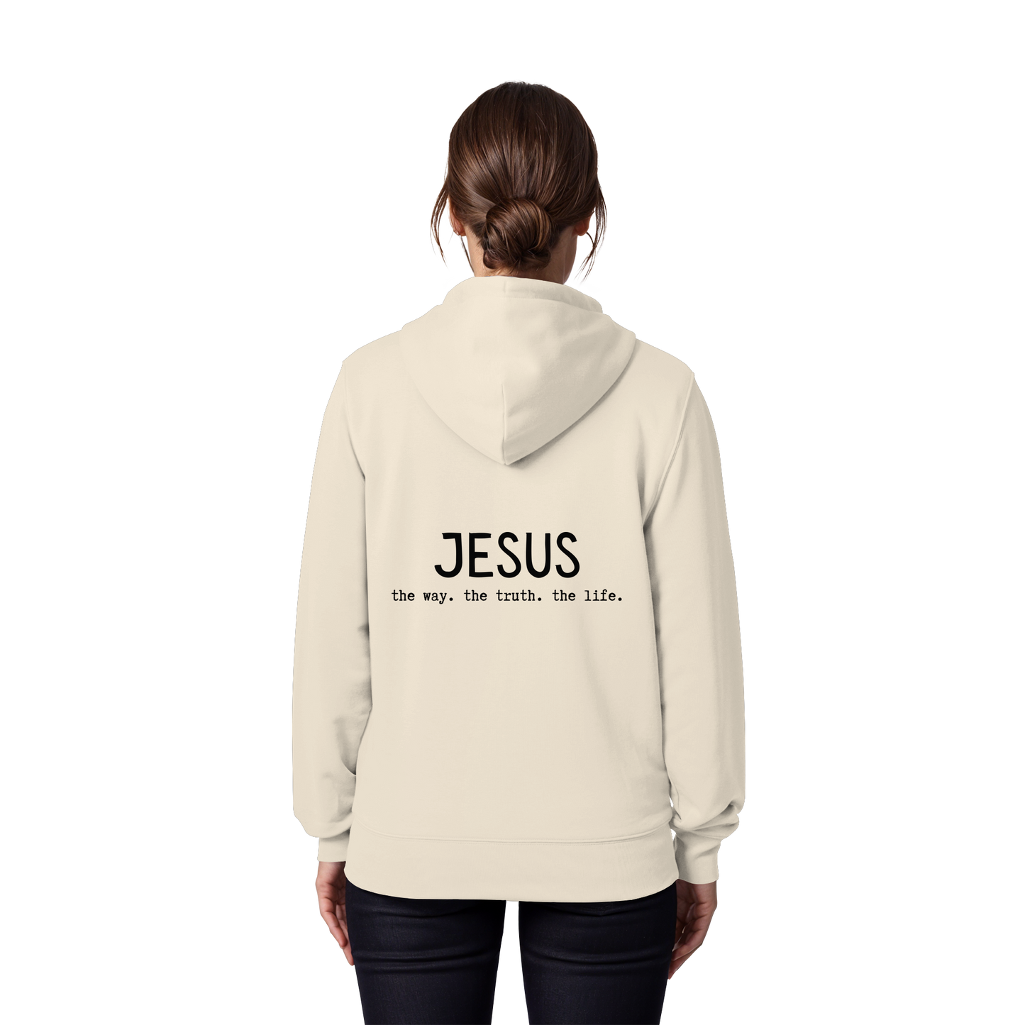Jesus the way the truth the life - Organic Zipper