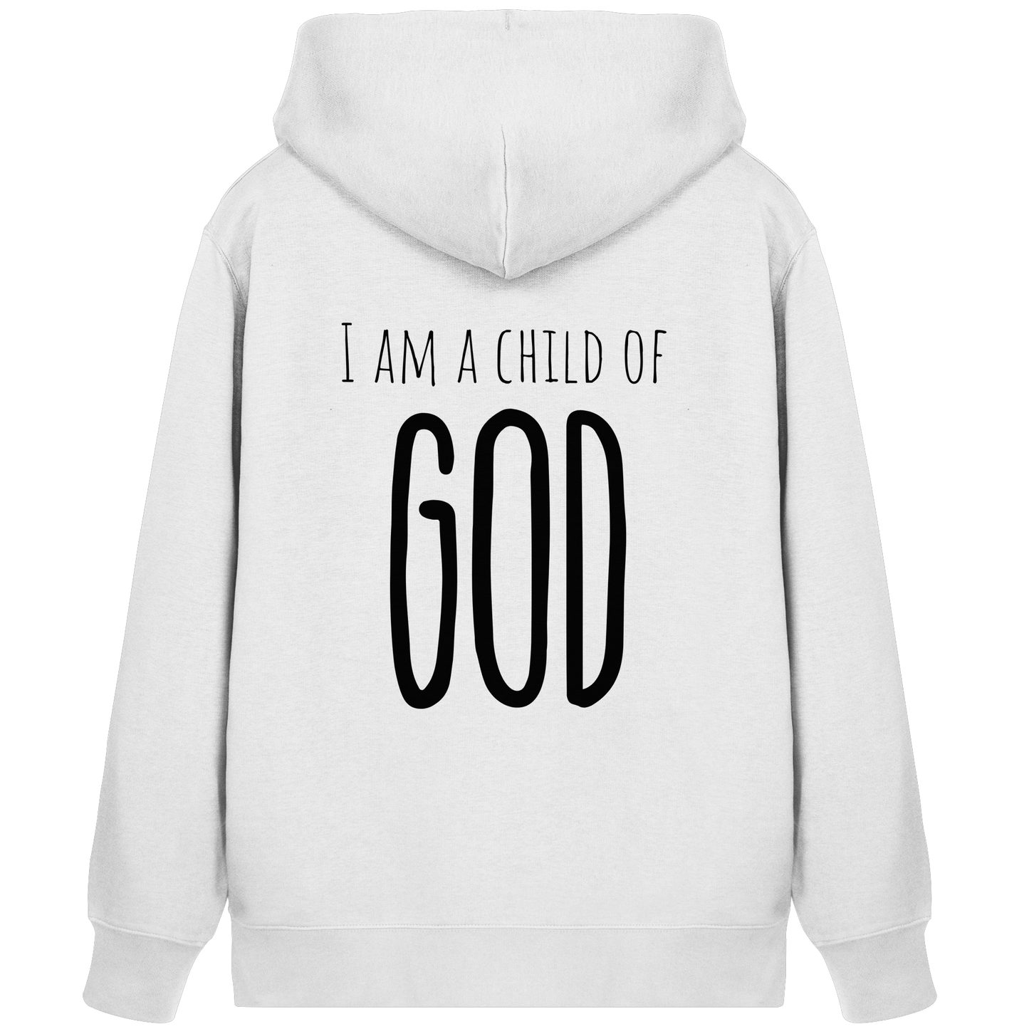 I am a child of God - Organic Zipper - wertvoll und geliebt 