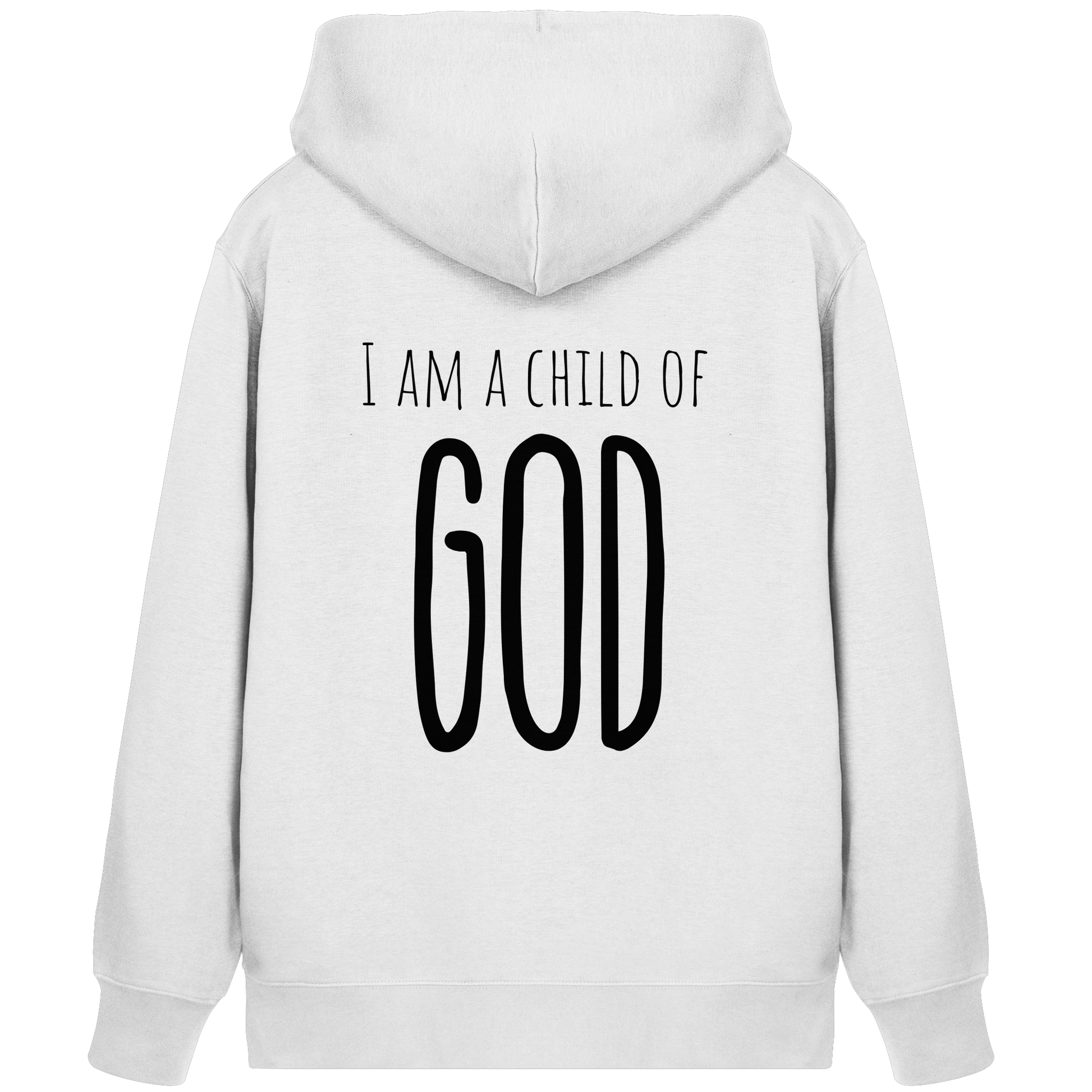 I am a child of God - Organic Zipper - wertvoll und geliebt 