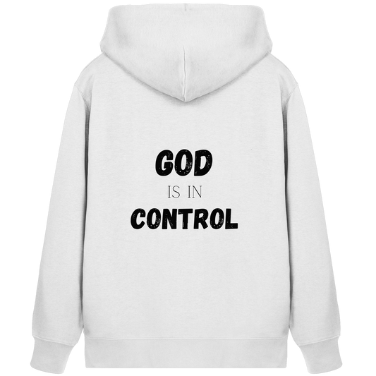 God is in control H - Organic Zipper - wertvoll und geliebt 