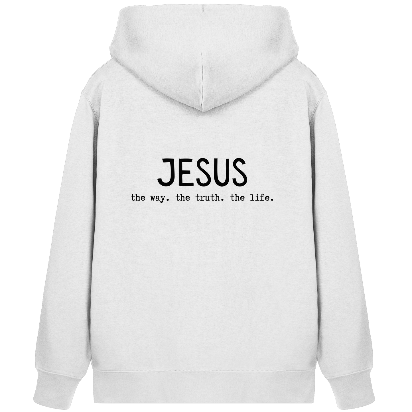 Jesus the way the truth the life - Organic Zipper