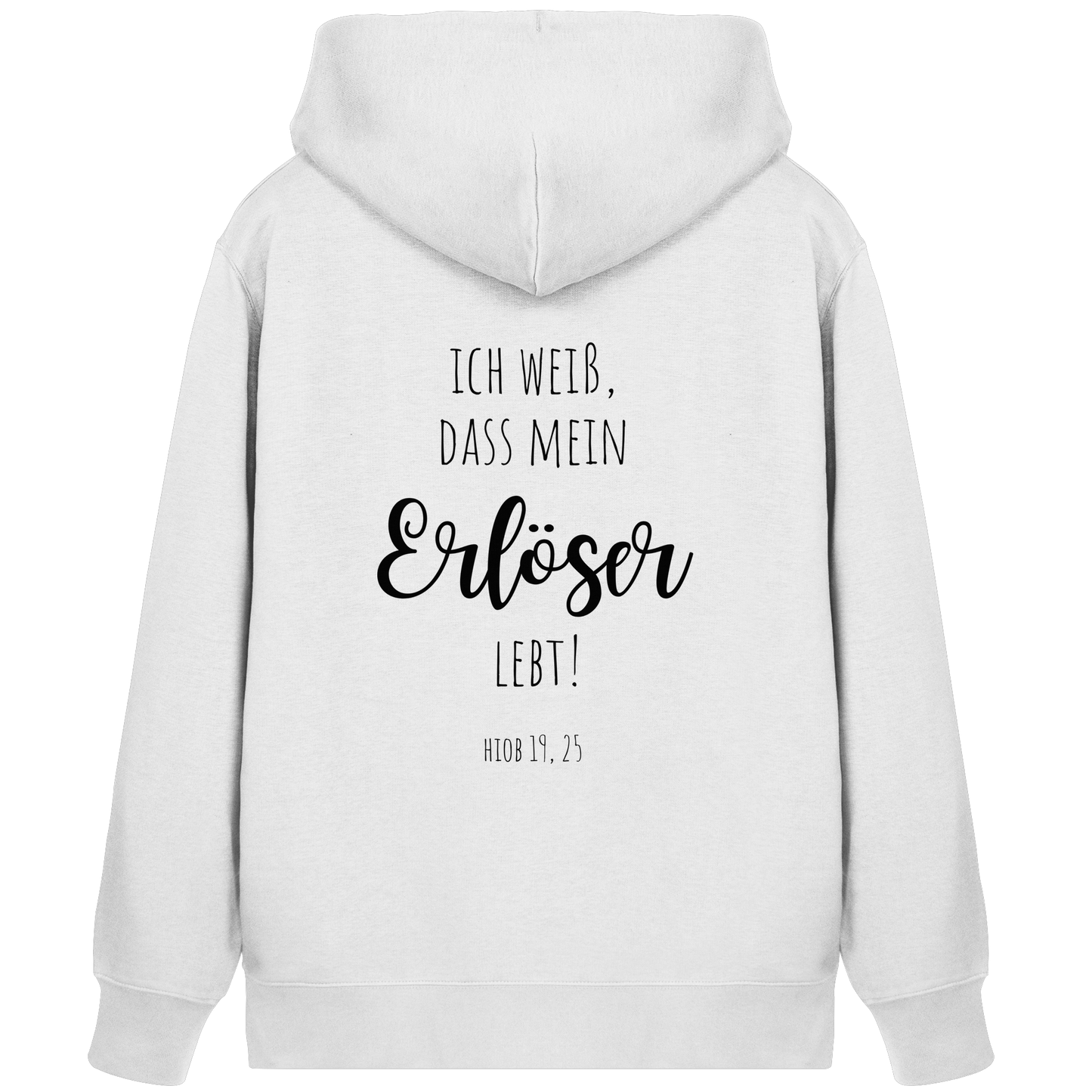 Ich weiß, dass mein Erlöser lebt - Organic Zipper - wertvoll und geliebt 