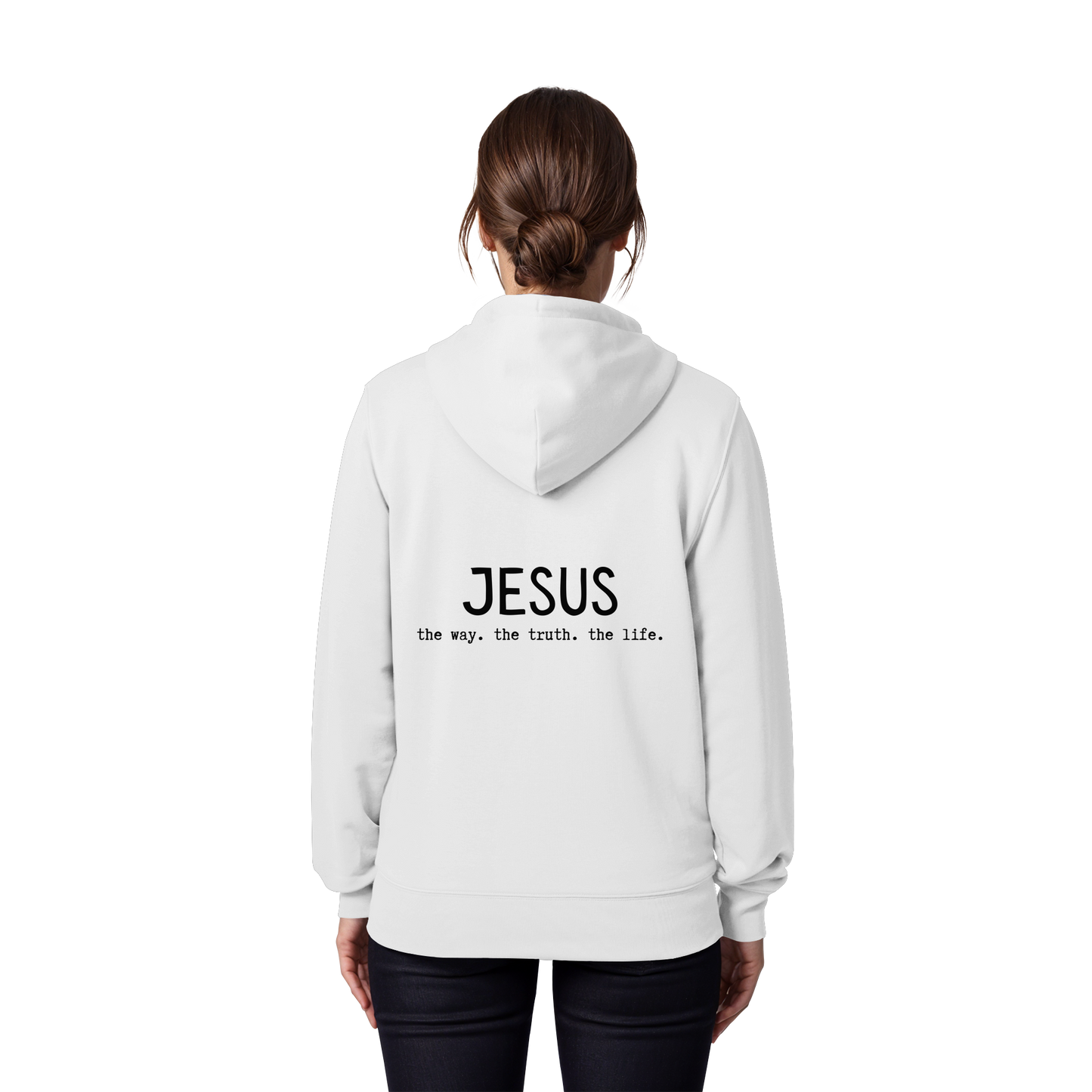 Jesus the way the truth the life - Organic Zipper