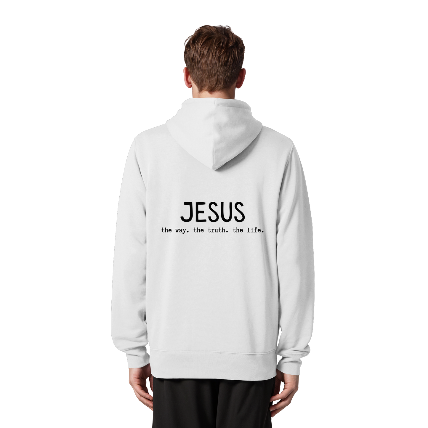 Jesus the way the truth the life - Organic Zipper