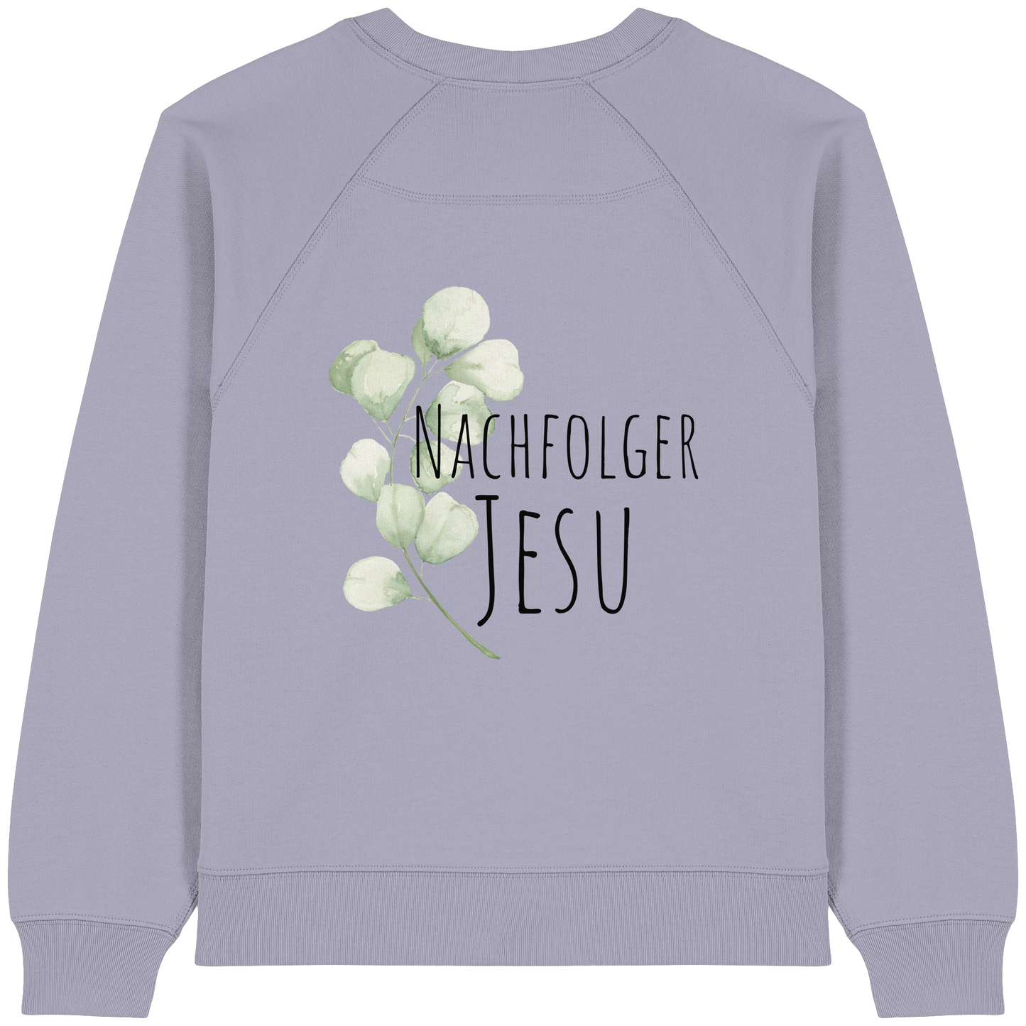 Nachfolger Jesu - Womens Organic Raglan Sweatshirt - wertvoll und geliebt 