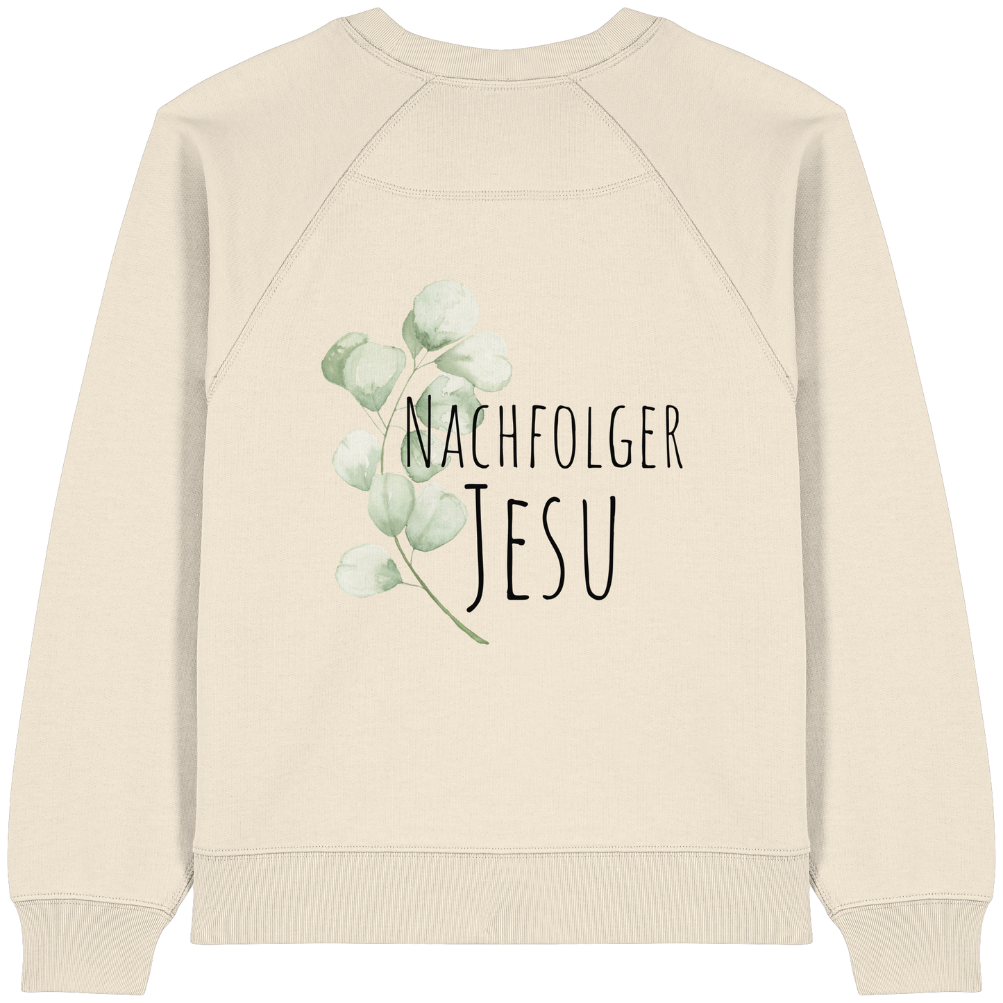 Nachfolger Jesu - Womens Organic Raglan Sweatshirt - wertvoll und geliebt 