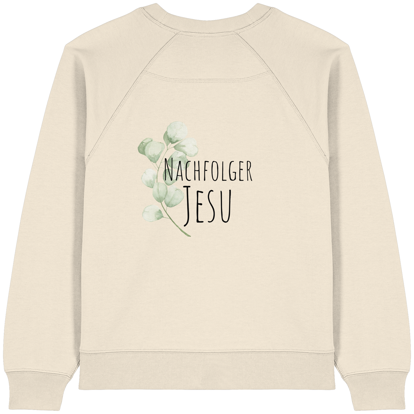 Nachfolger Jesu - Womens Organic Raglan Sweatshirt - wertvoll und geliebt 