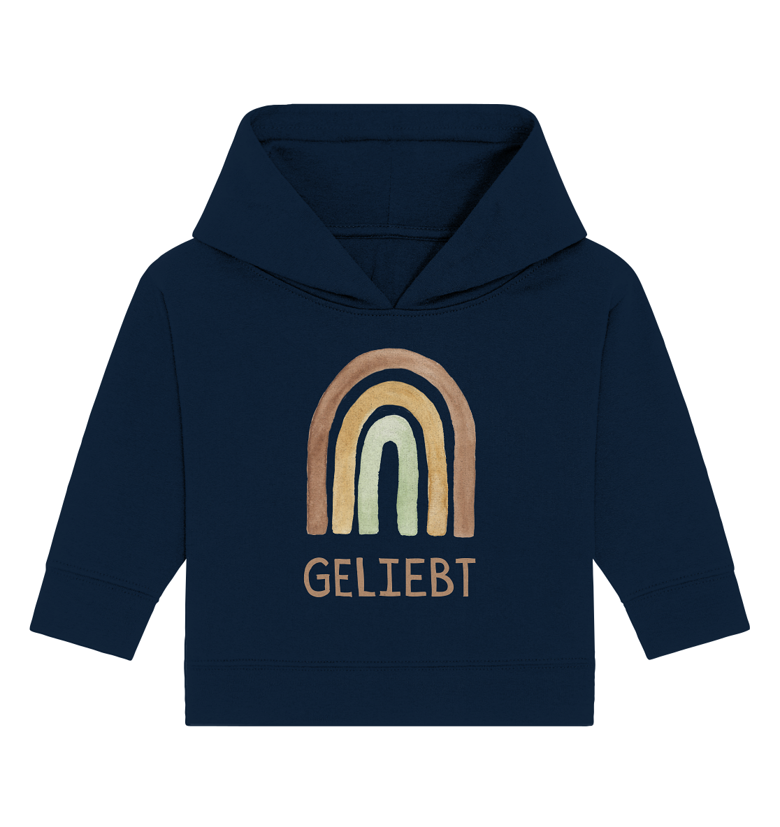 Geliebt Jungs - Baby Organic Hoodie - wertvoll und geliebt 