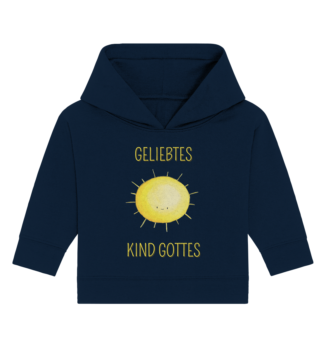 Geliebtes Kind Gottes - Baby Organic Hoodie - wertvoll und geliebt 