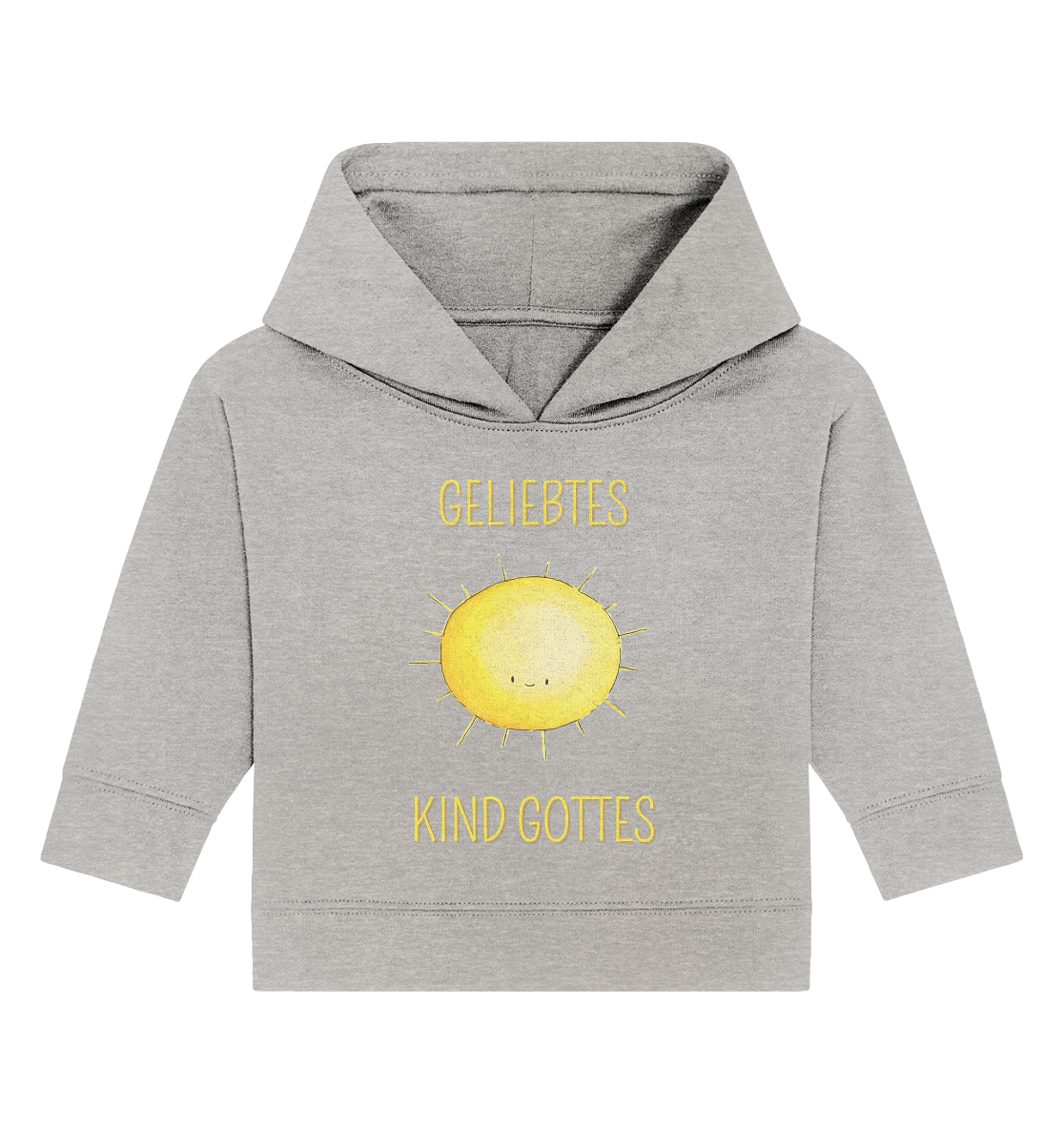 Geliebtes Kind Gottes - Baby Organic Hoodie - wertvoll und geliebt 