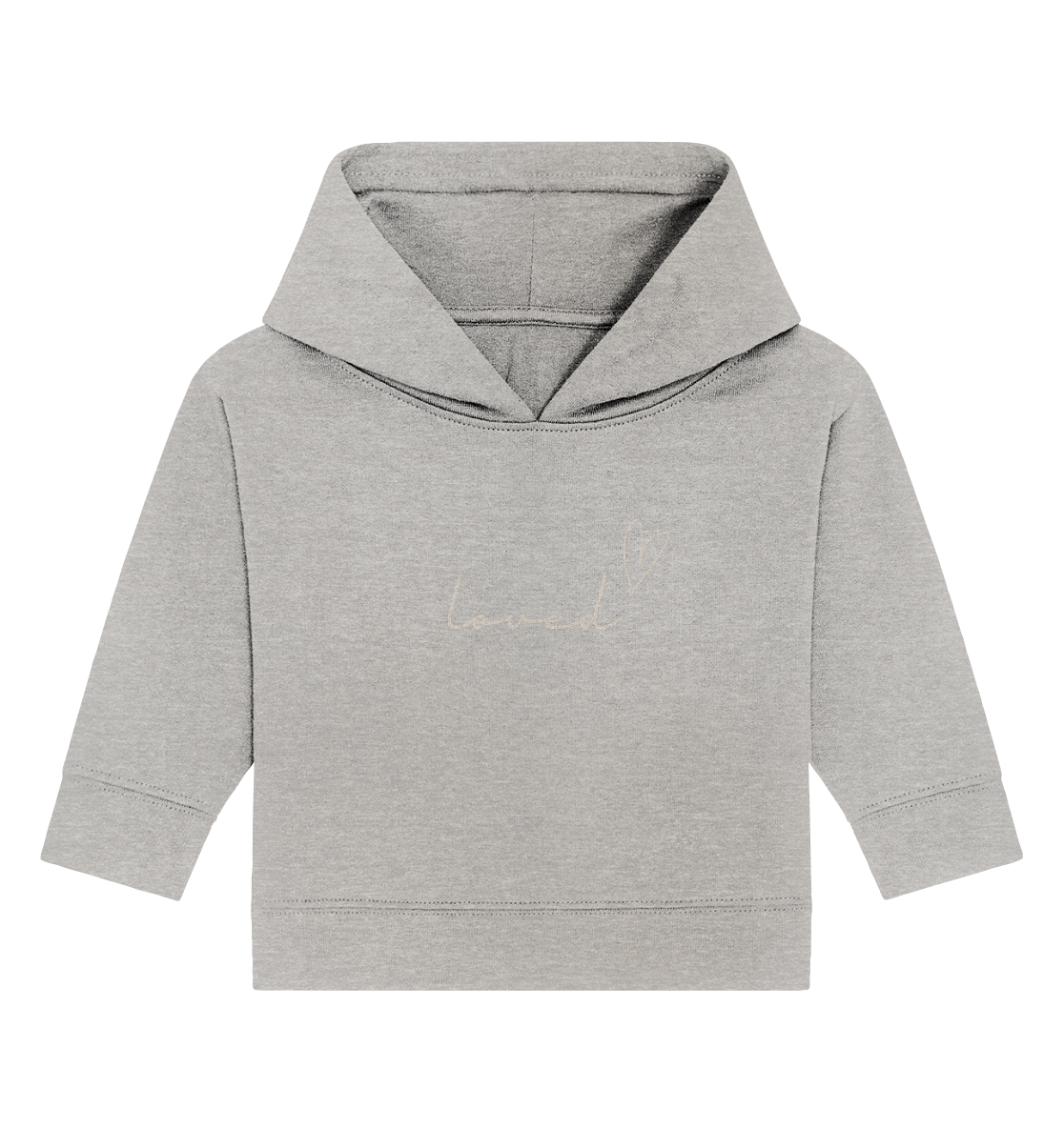 loved - Baby Organic Hoodie - wertvoll und geliebt 