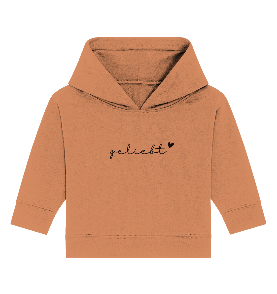 geliebt - Baby Organic Hoodie - wertvoll und geliebt 