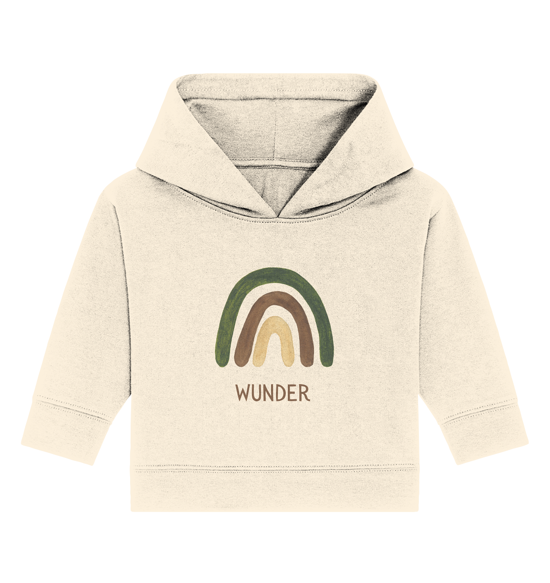 Wunder - Baby Organic Hoodie - wertvoll und geliebt 