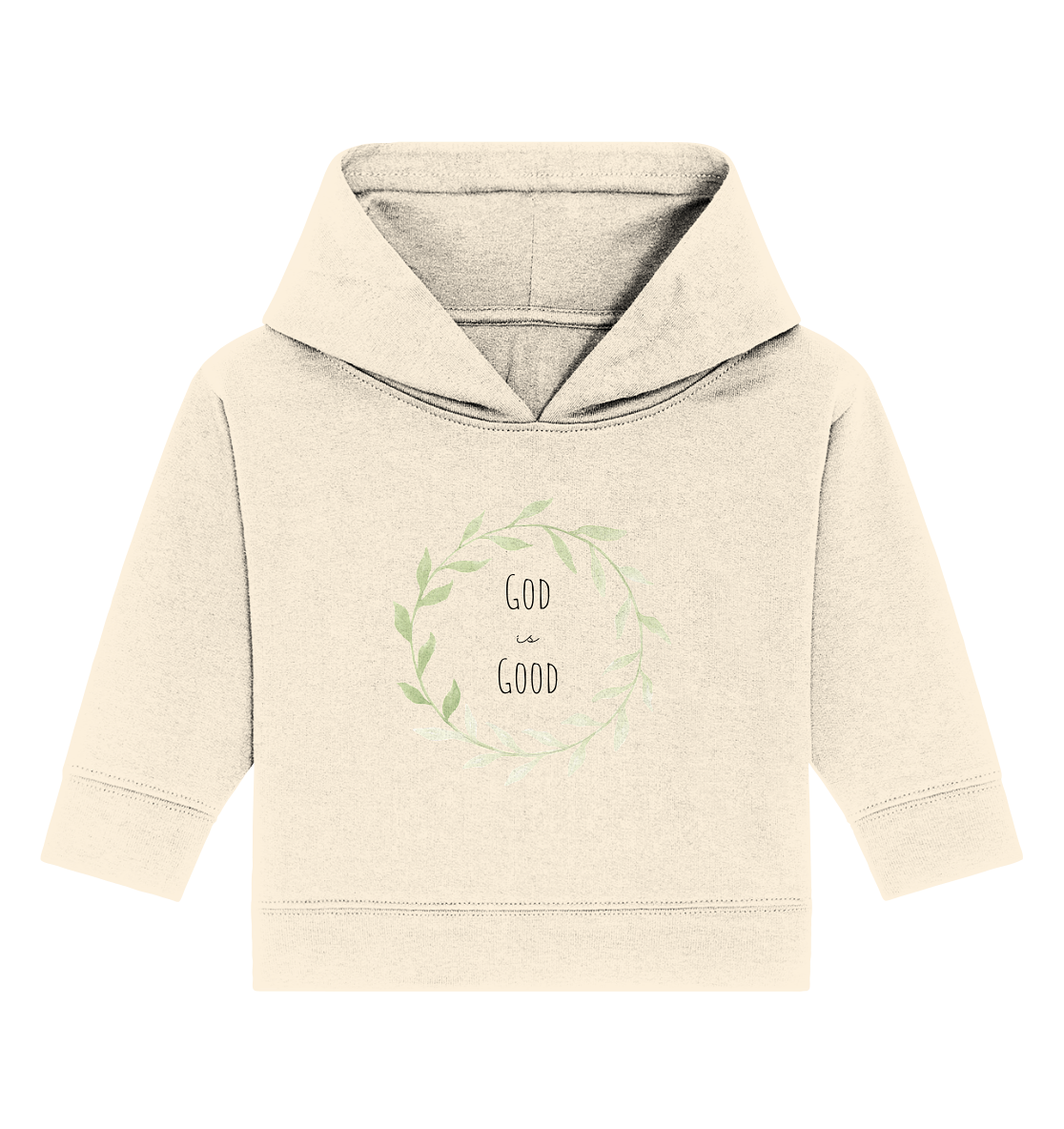 God is good - Baby Organic Hoodie - wertvoll und geliebt 