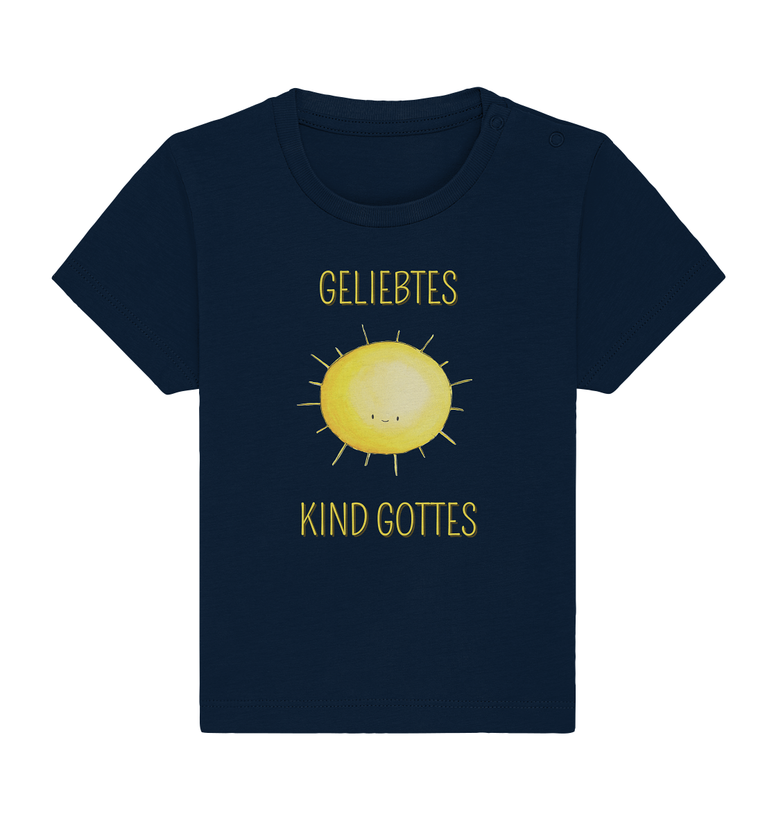 Geliebtes Kind Gottes - Baby Organic Shirt - wertvoll und geliebt 