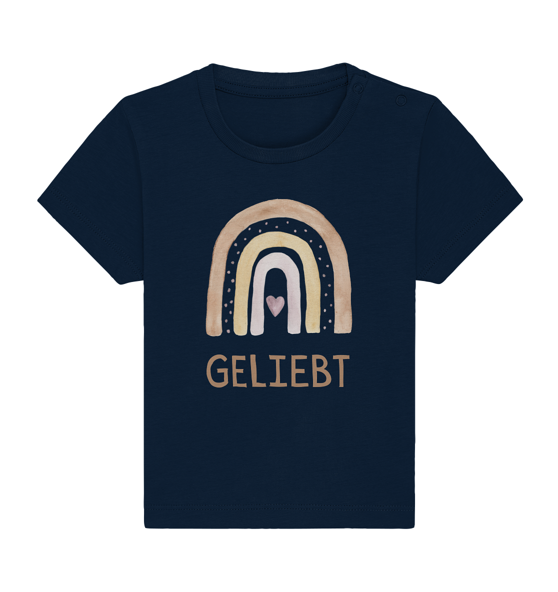Geliebt Mädchen - Baby Organic Shirt - wertvoll und geliebt 