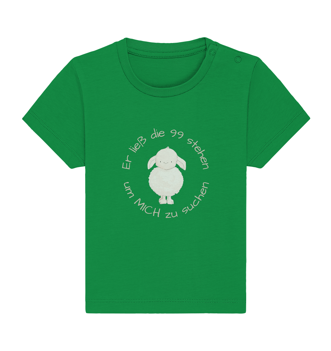 Er ließ die 99 stehen - Baby Organic Shirt - wertvoll und geliebt 