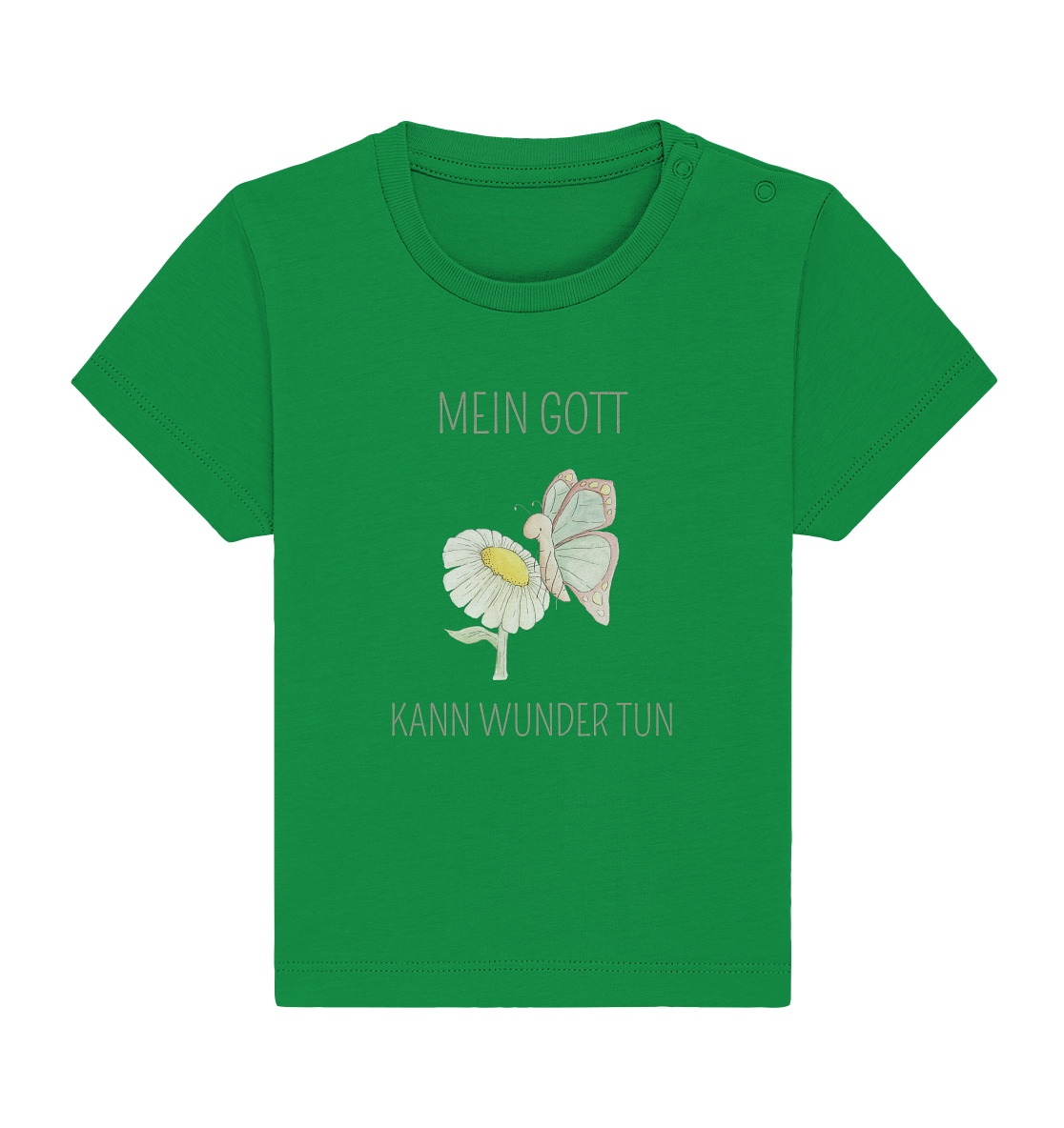 Mein Gott kann Wunder tun - Baby Organic Shirt - wertvoll und geliebt 