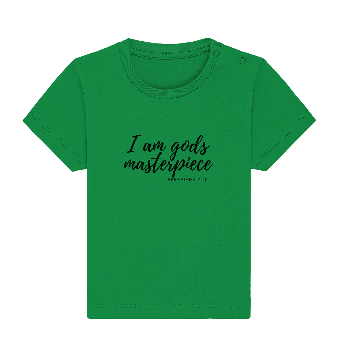 Gods Masterpiece - Baby Organic Shirt - wertvoll und geliebt 