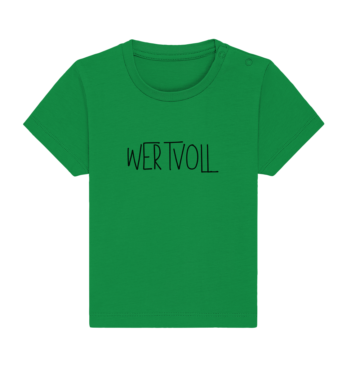 Wertvoll - Baby Organic Shirt - wertvoll und geliebt 