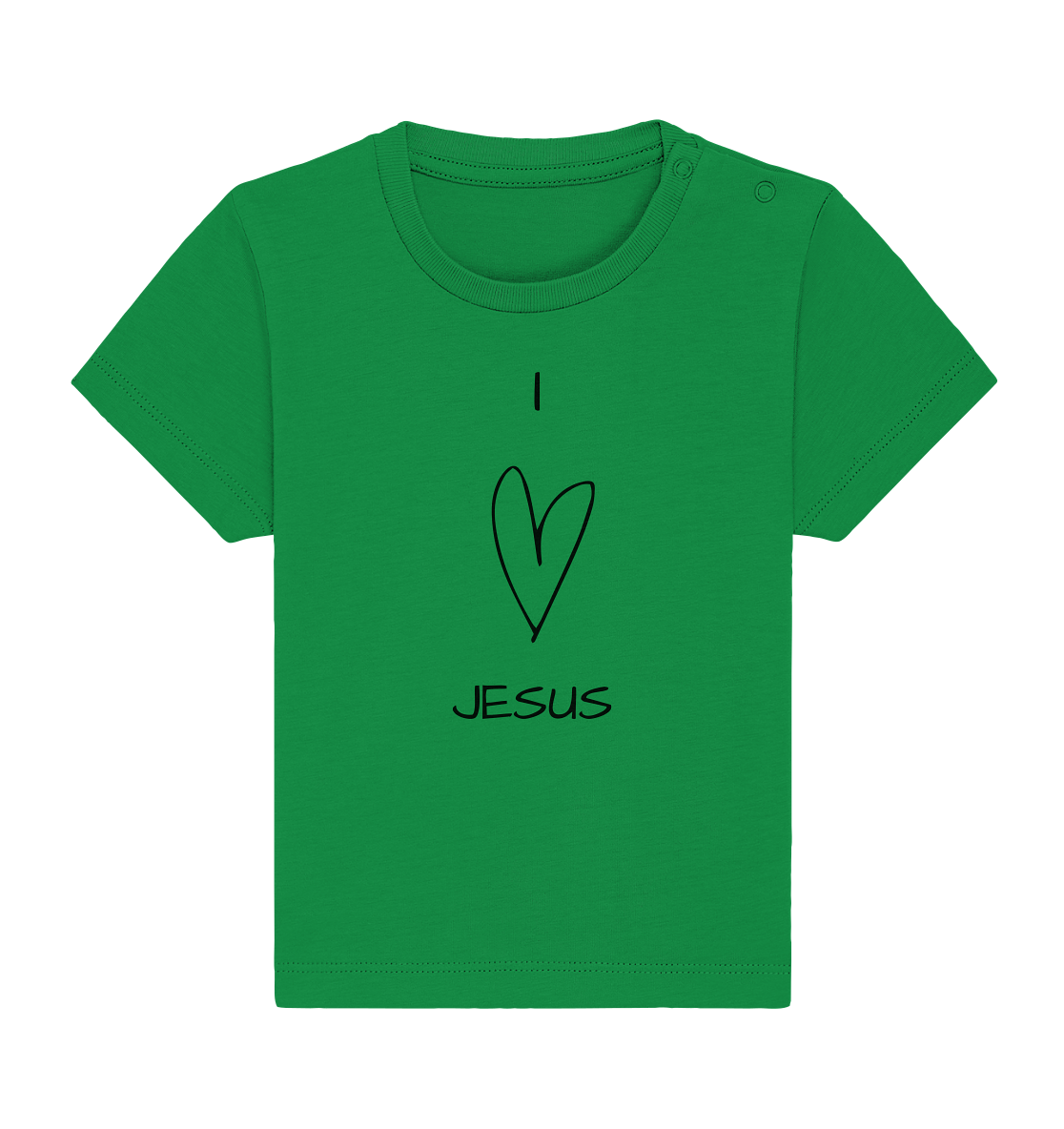 I love Jesus - Baby Organic Shirt - wertvoll und geliebt 