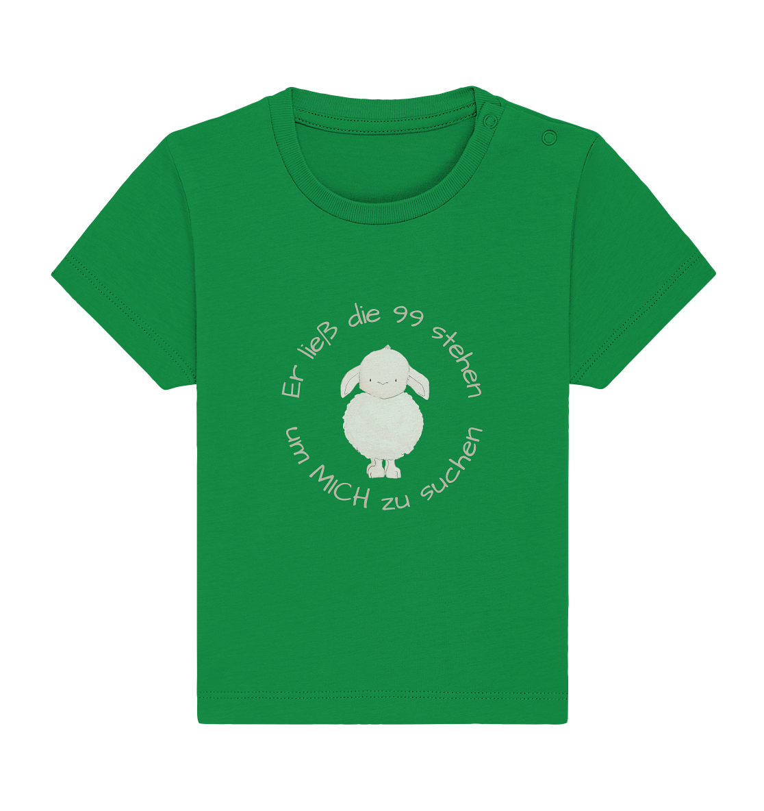 Er ließ die 99 stehen um Mich zu suchen - Baby Organic Shirt - wertvoll und geliebt 