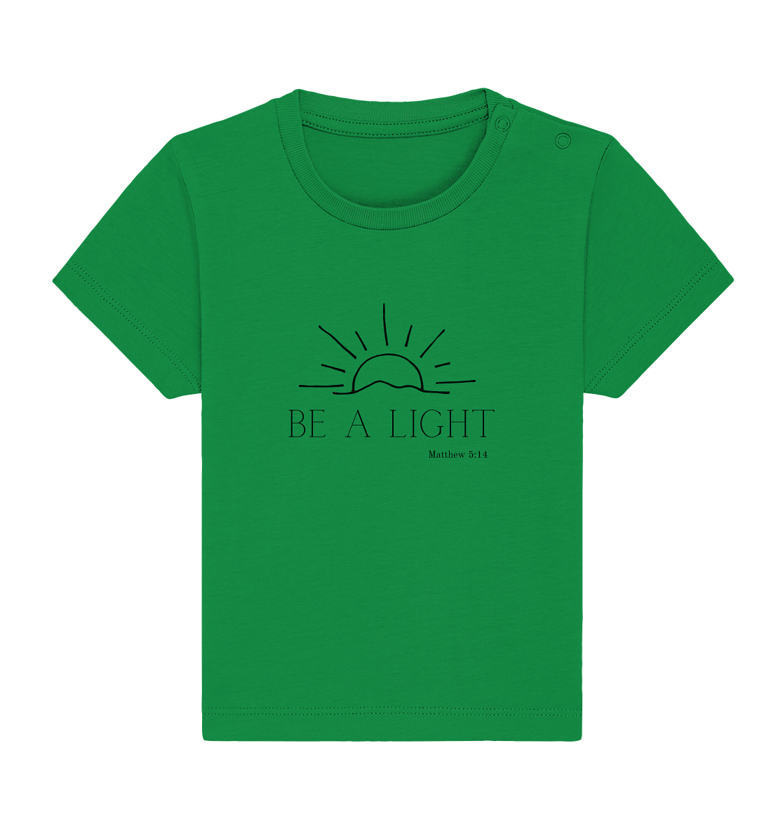 Be a light - Baby Organic Shirt - wertvoll und geliebt 