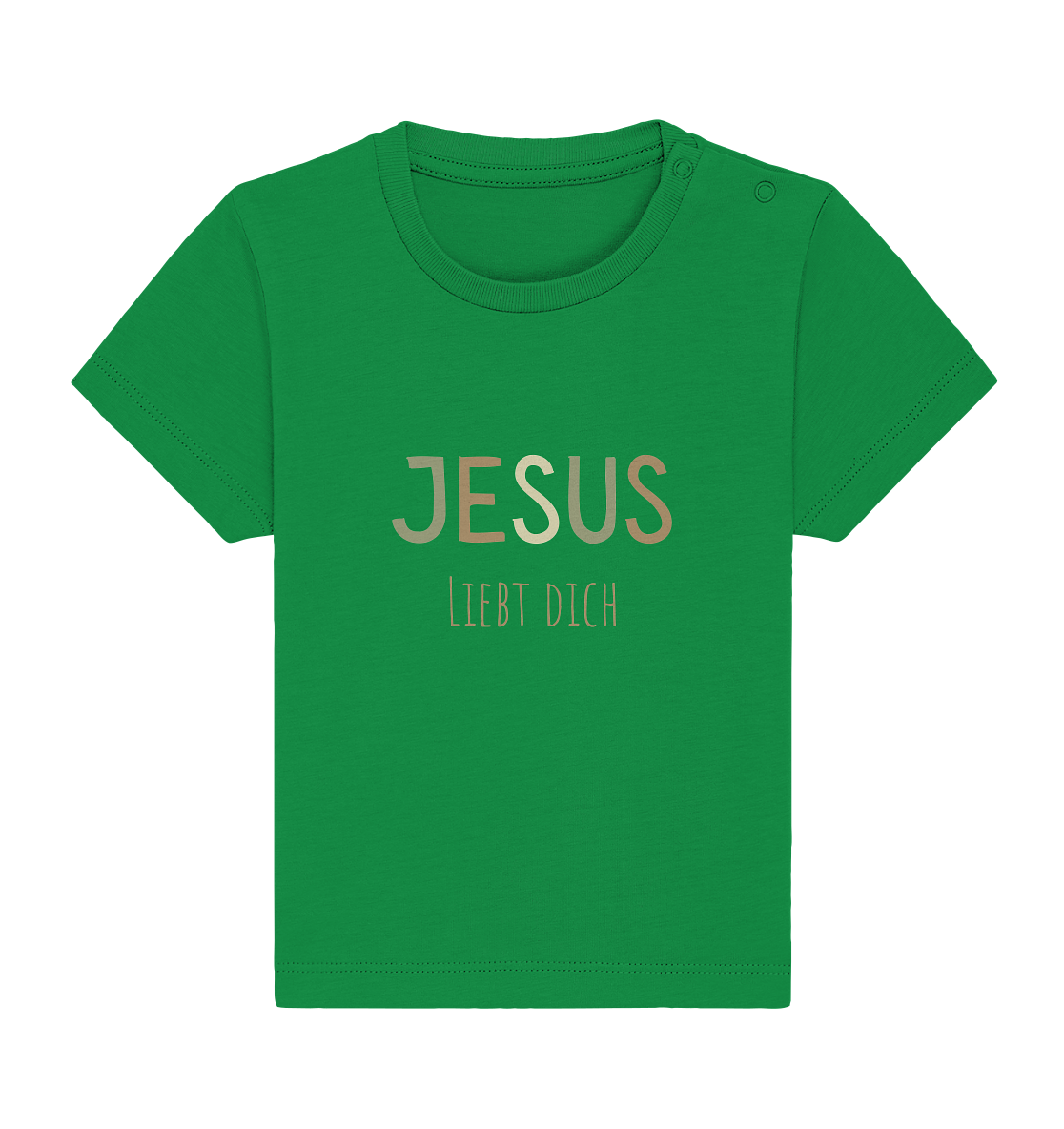 Jesus liebt dich Jungen - Baby Organic Shirt - wertvoll und geliebt 
