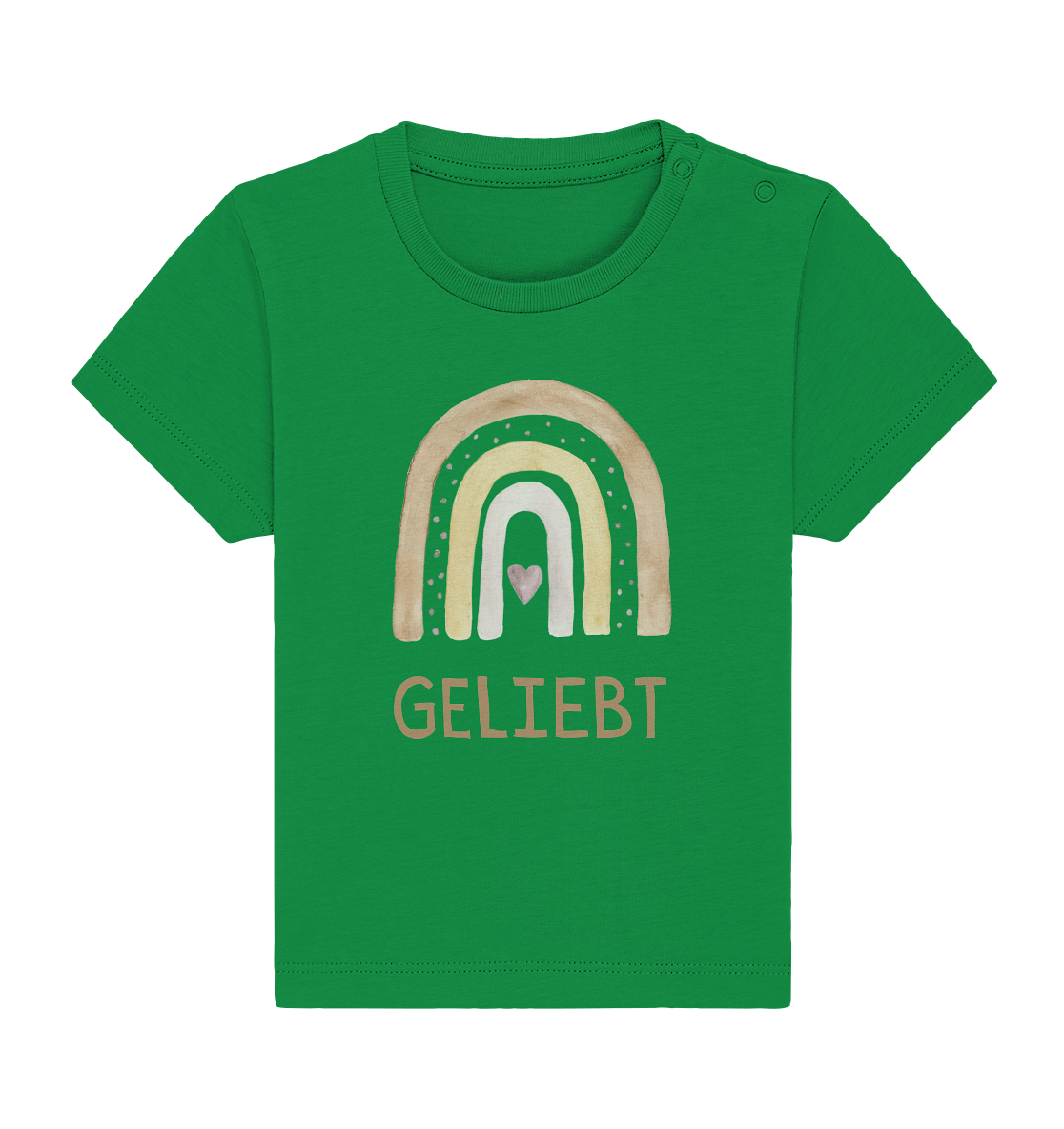 Geliebt Mädchen - Baby Organic Shirt - wertvoll und geliebt 