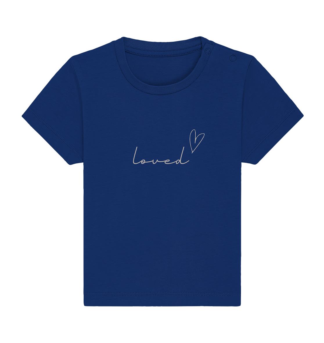 loved - Baby Organic Shirt - wertvoll und geliebt 
