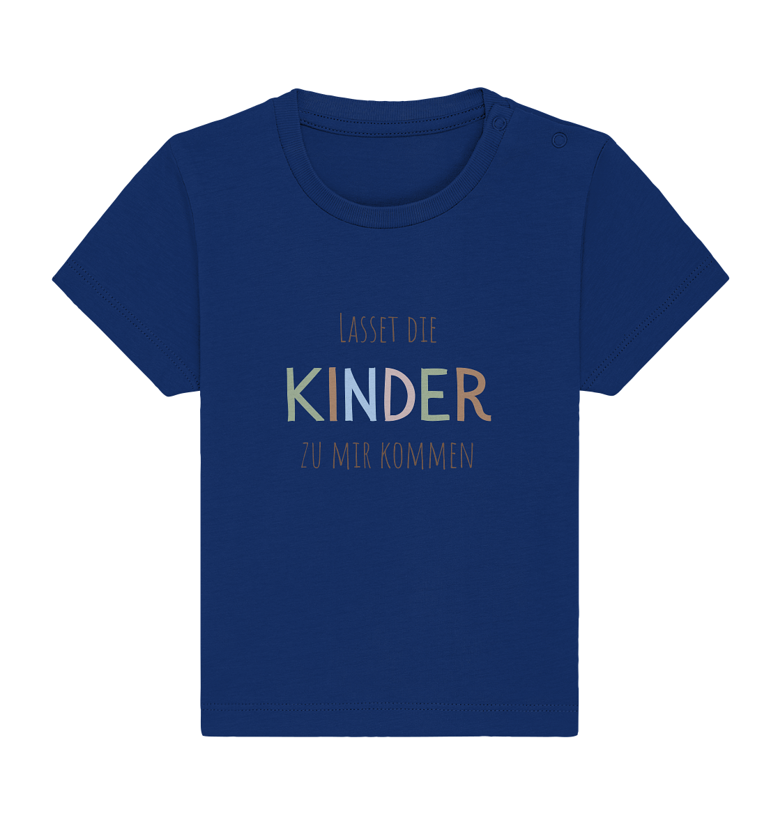 Lasset die Kinder zu mir kommen - Baby Organic Shirt - wertvoll und geliebt 