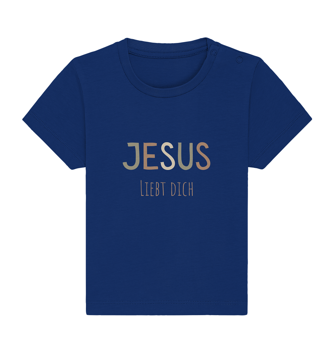 Jesus liebt dich Jungen - Baby Organic Shirt - wertvoll und geliebt 