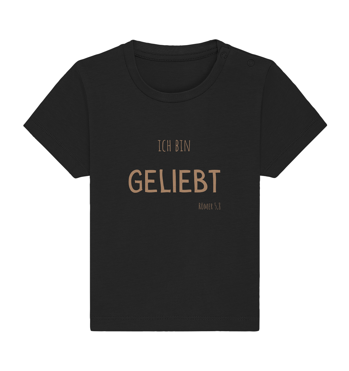 Geliebt - Baby Organic Shirt - wertvoll und geliebt 