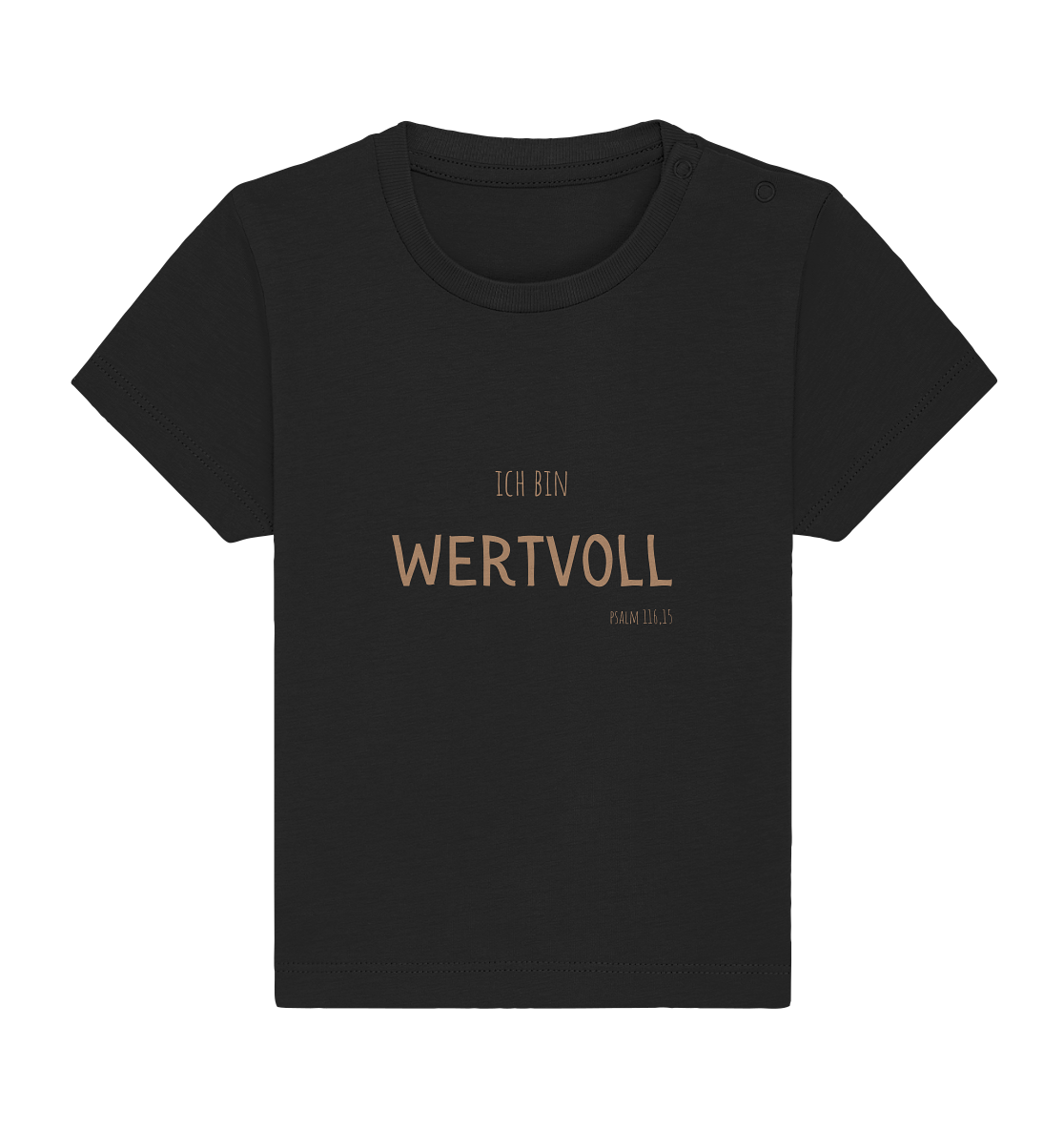 Wertvoll - Baby Organic Shirt - wertvoll und geliebt 