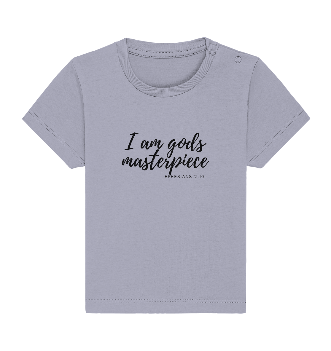 Gods Masterpiece - Baby Organic Shirt - wertvoll und geliebt 
