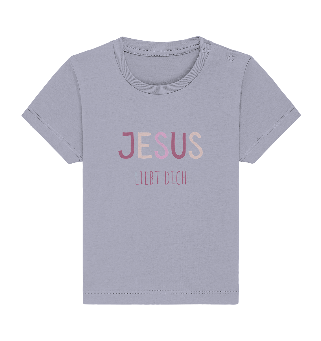 Jesus liebt dich Mädchen - Baby Organic Shirt - wertvoll und geliebt 