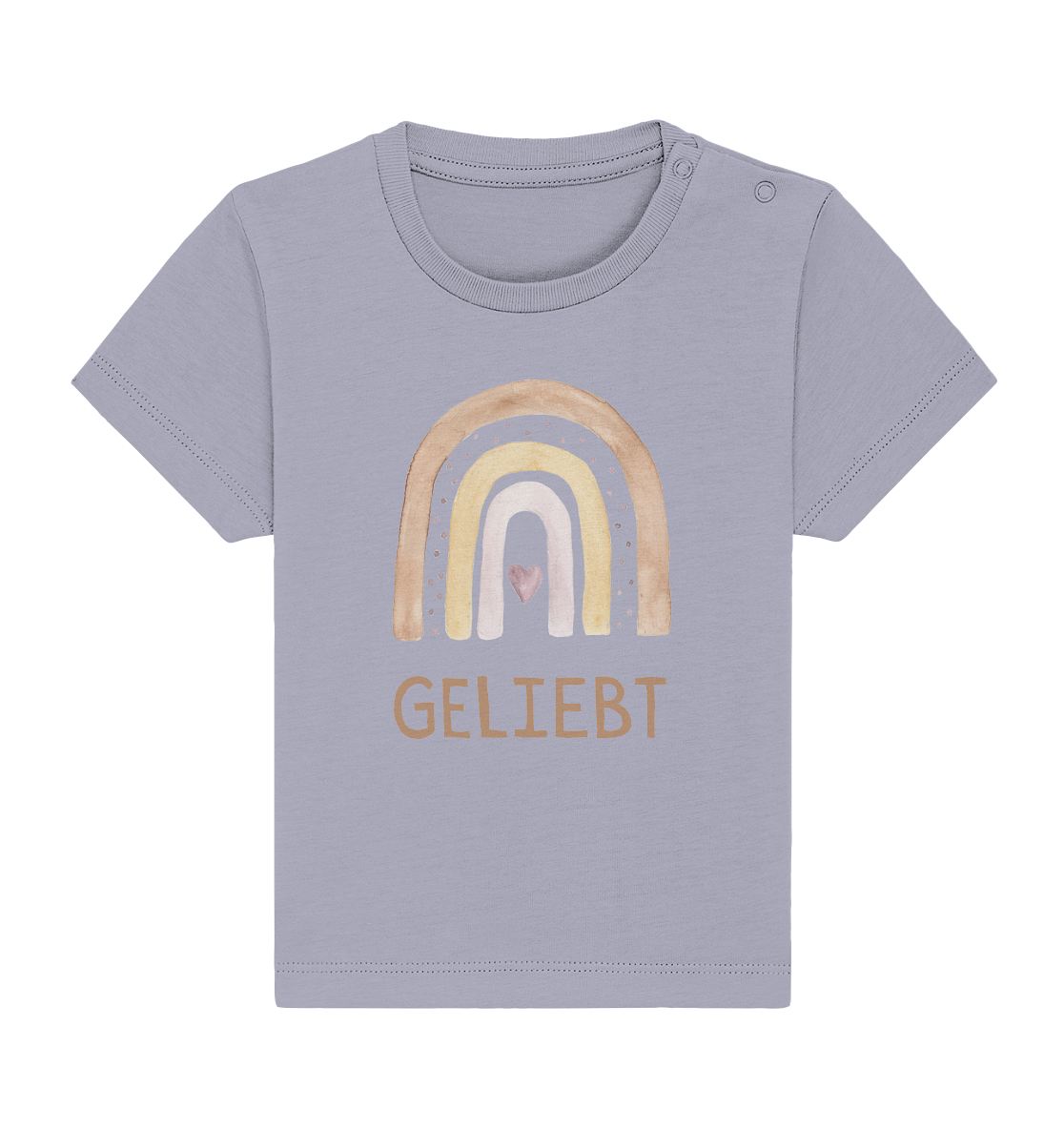 Geliebt Mädchen - Baby Organic Shirt - wertvoll und geliebt 