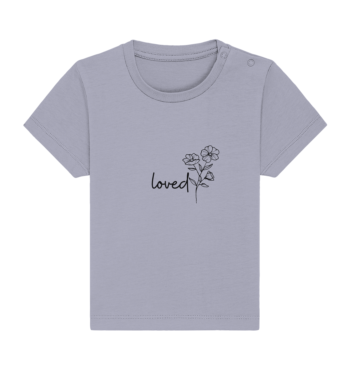 loved - Baby Organic Shirt - wertvoll und geliebt 